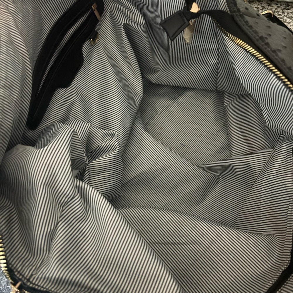 Others Follow Black Travel Bag with Gold Bee Accent - Picture 4 of 5